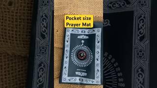 Pocket size Prayer Mat for Muslims #muslimtravel #muslimah #muslimprayer #prayermat