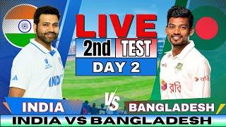 India vs Bangladesh 2nd test live Day 2, Live Match Score & Commentary | IND vs BAN Live match Today