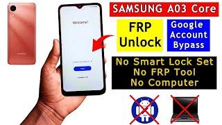 Samsung A03 Core FRP Bypass Android 11 | Without PC (SM-A032F/DS) Google Account Unlock 2024