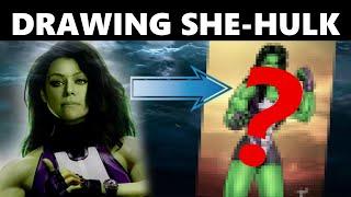 Drawing She-Hulk!