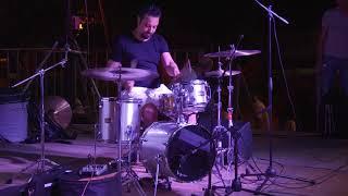 Riccardo Lombardo /Batterie in Piazza Lariano 2017-7 Luglio Vs Dave Weckl