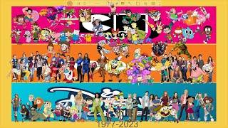 Nickelodeon/Cartoon Network/Disney Channel History: 1977-2023