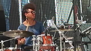 Cuban Drummer YISSY GARCIA with BANDCHARA @ San Jose Jazz Fest 2018