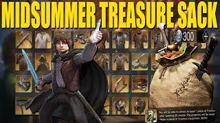 Lotr Rise To War New Midsummer Treasure Sack Is Amazing I lost count of gold gear Pulled 300 Opening