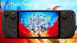 Multiversus on steam deck is great!