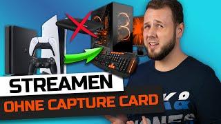 STREAMEN ohne CAPTURE CARD (ohne Elgato): PS4/PS5 zum PC mit Overlays