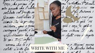 Write with Me ~ writing inspiration ~ writing a book blog ~ fantasy writing ~ cozy writing vlog