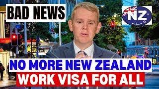 New Zealand Work Visa Changes: New Zealand Tightens Work Visa Requirements In 2024: No More NZ Visa