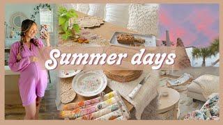 SUMMER DAYS | nesting, thrifting, baking, & date night!