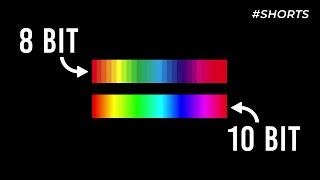 10 bit Video Recording. Is it worth it? 8 Bit vs 10 Bit #Shorts