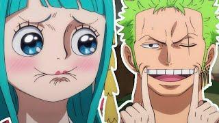 Zoro and Hiyori Cute Moments | One Piece