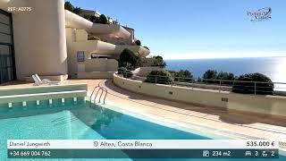 Penthouse with sea views in Altea Hills, Residencial Bahia 1