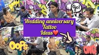 WEDDING ANNIVERSARY TATTOO IDEAS️|VLOG|TATTOO|DEHRADUN| #vlog #tattoo #trending