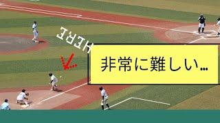 決勝タイブレークでの守備妨害　市立船橋　対　木更津総合