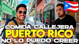 PROBANDO COMIDA CALLEJERA EN PUERTO RICO | ¿ESTO ES LO QUE COMEN? - Gabriel Herrera