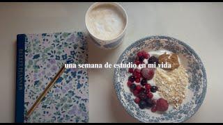 STUDY VLOG: días super PRODUCTIVOS: exámenes, CHANEL, running, café, journaling, aesthetic,  ️