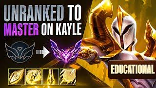 EDUCATIONAL UNRANKED TO MASTER ON KAYLE