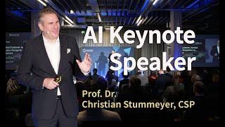 AI Keynote Speaker Prof. Dr. Christian Stummeyer, CSP