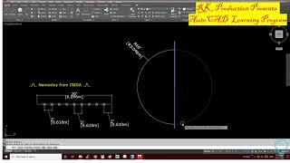 #DivideCommandAutocad How to use Divide Command in AutoCAD Learning Program Ravi Kant RK Production