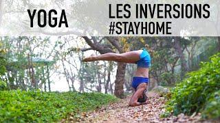 Yoga -  équilibre sur la tête - Les Inversions - Headstand,  Sirsasana,  a la maison