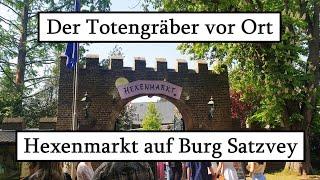 Hexenmarkt auf Burg Satzvey - Der Totengräber vor Ort