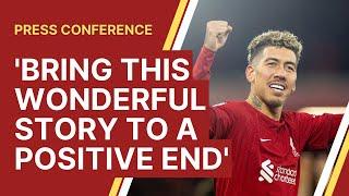 Jurgen Klopp's "surprise" at Roberto Firmino's Liverpool departure