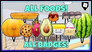 HOW TO GET ALL 46 FOODS SKINS in Secret Staycation | ROBLOX