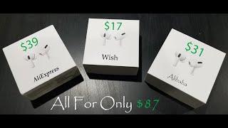 I bought 3 AirPods-All for only $87-From Wish, Alibaba, AliExpress