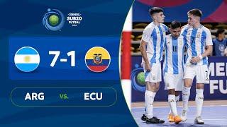 ARGENTINA vs. ECUADOR [7-1] | RESUMEN | CONMEBOL SUB20FS | FASE DE GRUPOS