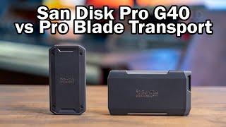 Which to Buy? San Disk Professional Pro G40 vs Transport Portable SSDs