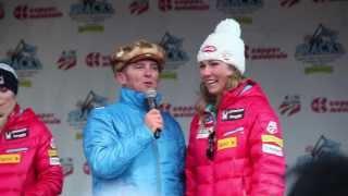 2014 US Alpine Ski Team First Tracks- Mikaela Shiffrin Interview (w/ Uncle E)