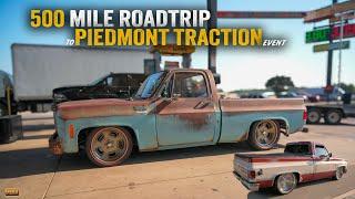 500 MILE ROADTRIP TO PIEDMONT TRACTION C10 EVENT | c10 club north carolina