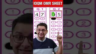 IOQM OMR Sheet | IOQM 2023 | Maths Olympiad | VOS