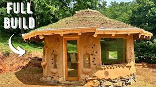 Cob House Build START to FINISH in 10 Minutes