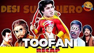 Toofan (1989) recap | desi superhero  TOOFAN funny review | hunter