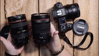 Canon RF 24-105mm F4 L  vs  EF 24-105mm F4 L with test shots