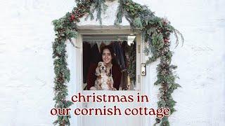 CHRISTMAS IN OUR CORNISH COTTAGE | Vlogmas Day 1 