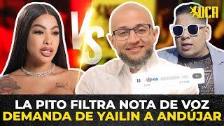 LA PITONISA FILTRA NOTA DE VOZ SOBRE DEMANDA DE YAILIN LA MÁS VIRAL A ANDÚJAR MUSIC