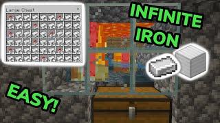 EASY 1.21 IRON FARM TUTORIAL in Minecraft Bedrock (MCPE/Xbox/PS4/Nintendo Switch/PC)