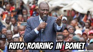 LIVE!! President Ruto ROARING in Koiwa, Bomet County.