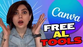 5 FREE Canva AI tools, you didn’t know existed!