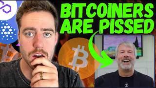 MICHAEL SAYLOR JUST BOUGHT BITCOIN AND PEOPLE ARE PISSED! (MORE PAIN COMING?!)