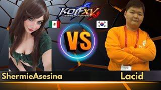 KOFXV 🟣 ShermieAsesina (MX)  Vs Lacid ️ (KR) - KOFXV EVO Weekend Matches