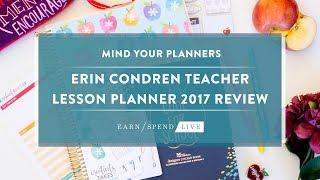 Erin Condren Teacher Planner 2017 Review