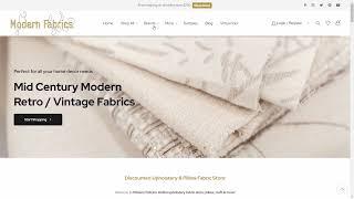 Website Navigation- Modern Fabrics - How to choose the right fabric for your upholstery project!