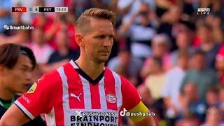 Highlights: Goal:de Jong | PSV 4-4 Feyenoord