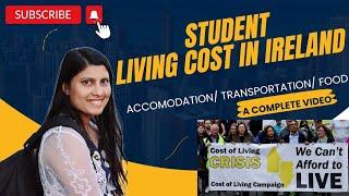 Cost of living for students in Ireland | Ireland malayalam vlog | monthly expenses