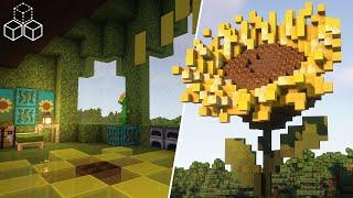 How to Build a Sunflower Tower |  Minecraft Tutorial