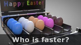 Happy Easter ️Eggs Race  ️ C4D4U