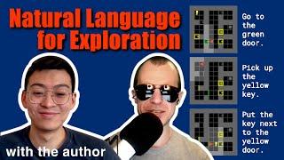 Author Interview - Improving Intrinsic Exploration with Language Abstractions